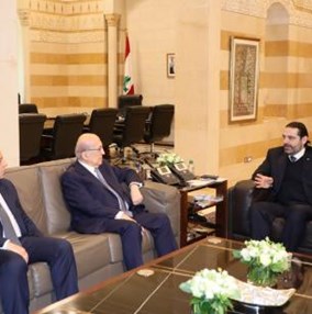 Hariri receives UAB delegations