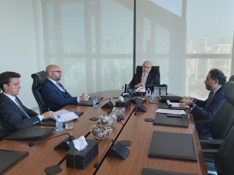 Visit of the regional Italian Financial Attaché from the Italian Central...