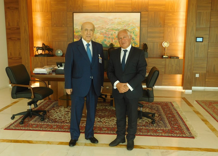 Dr. Joseph Torbey receives Armenian Ambassador to Lebanon
