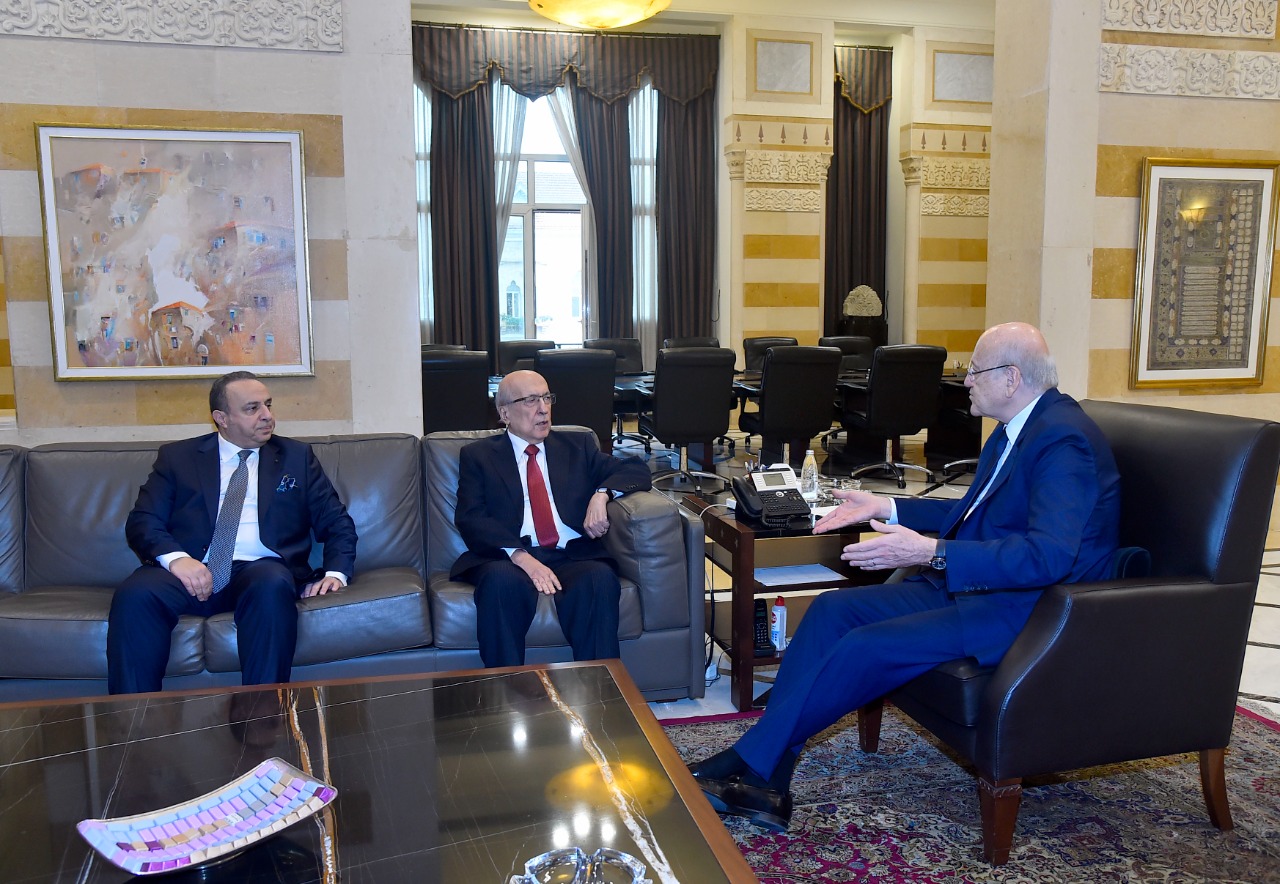 خلال زيارة للرئيس نجيب ميقاتي