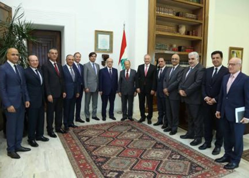 رئيس الجمهورية مهنئاً جمعية المصارف برئاسة طربيه : "مستمرون في العمل لتعزيز الاقتصاد ومواجهة انعكاسات تراكم الازمات".. الرئيس عون : " هناك تحسن طرأ على ميزان المدفوعات يمكن ان يرفع نسبة النمو