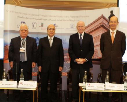 The 2nd French-Arab Banking Dialogue held in Paris under the auspices of French President Francois Holland. Dr. Joseph Torbey calls for an Arab “Marshall Plan”